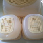 Tupperware cheese set like new