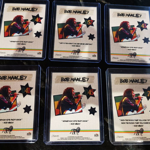 Bob Marley Trading Cards Collection 6 New Reggae Memorabilia