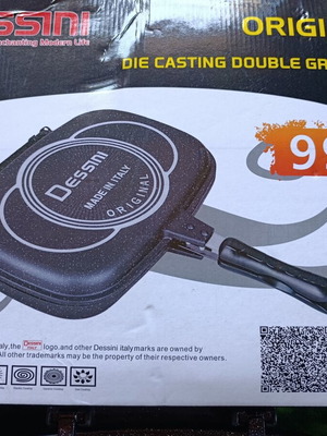 Dessini Original Die Casting Double Grill Pan 36 cm