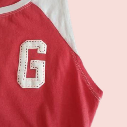 Guess women's sleeveless top red like new, size Large