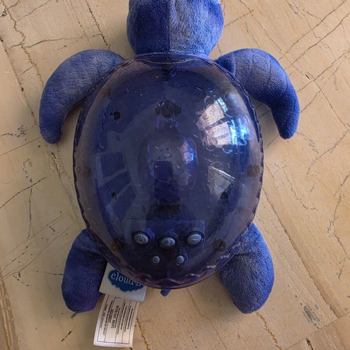 Cloud B Tranquil Turtle plush toy used, violet