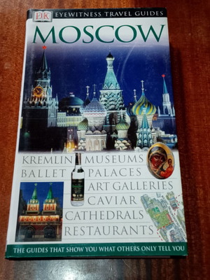 DK Eyewitness Moscow travel guide like new