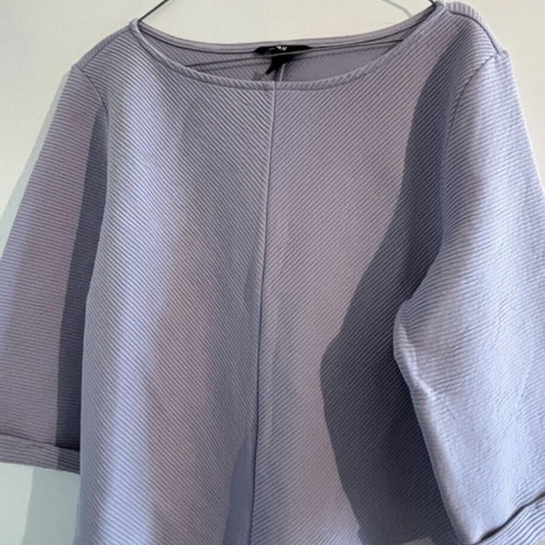 Blouse 3/4 sleeve new, light purple, size S-M H&M