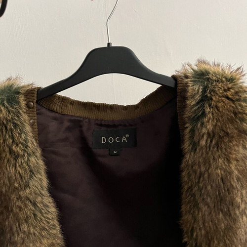 Doca fur bolero used, brown no s-m