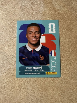 Panini FIFA World Cup Mbappe sticker new