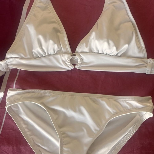 Michael Kors white bikini like new, size S