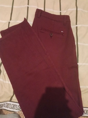 Tommy Hilfiger pants slim fit, like new, size M, red
