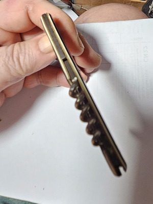 Vintage Inox Solingen Multitool Knife gray pearl used