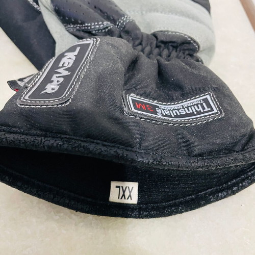 Motorcycle winter gloves XXL Kevlar Thinsulate 3M Hipora like new