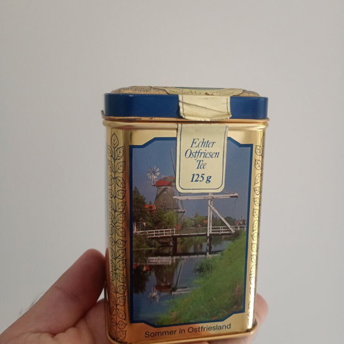 Echter Ostfriesen Tee vintage collectible metal tea tin