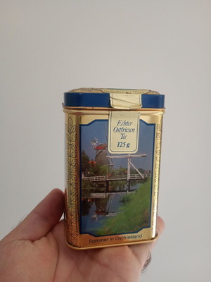 Echter Ostfriesen Tee vintage collectible metal tea tin