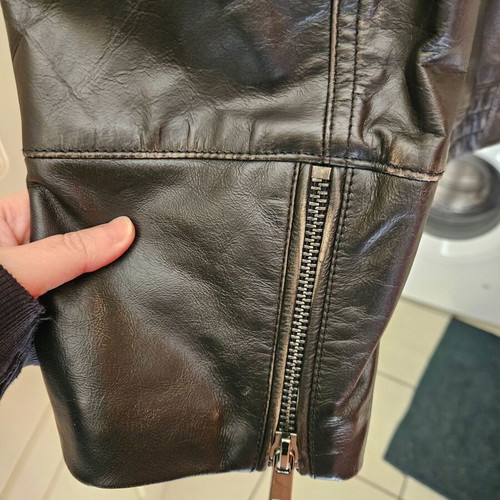 Leather jacket Zara like new, vintage limited edition men's