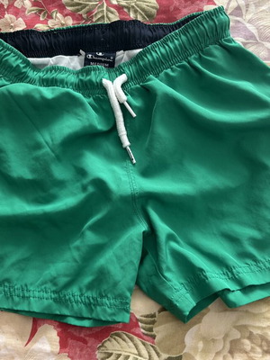 Champion boys' swim shorts like new, green, size M, age 9