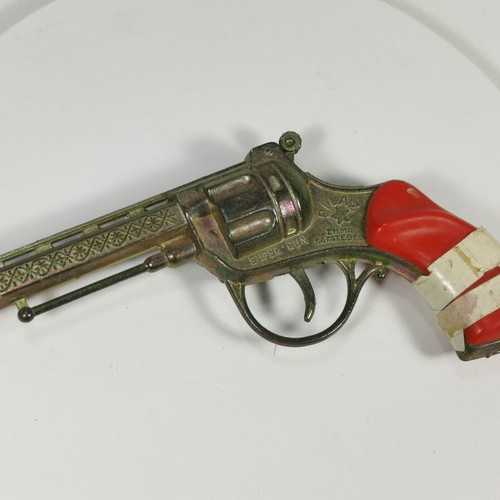 Super Gun No.11 Pilaz vintage children's toy gun used