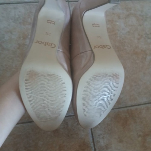 Gabor pumps used, size 36-36.5, sapio milo shade