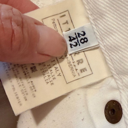 Gianfranco Ferre women's white denim suit like new, size M
