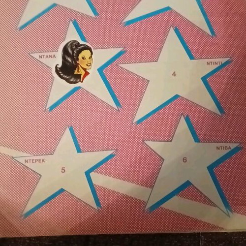 Panini Barbie Rock Stars album like new, incomplete