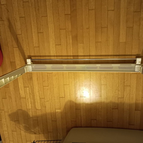 Leifheit wall-mounted drying rack used for bathroom or balcony