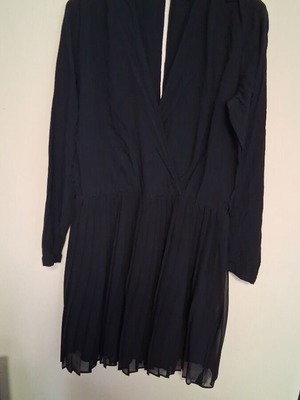 Mango blouse dress size L like new, black