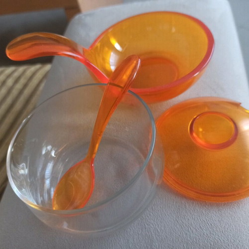 Guzzini container like new, set of 4 pieces