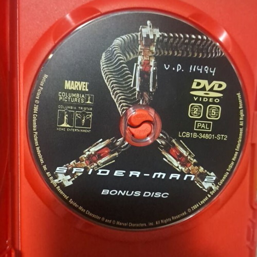 Spiderman 2 DVD μεταχειρισμένο, δράσης περιπέτεια φαντασίας με υπότιτλους