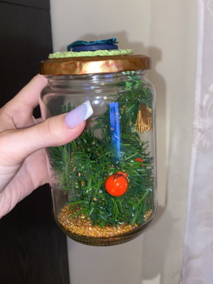 Christmas vase