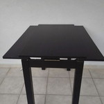 Ikea Bjursta Small Extendable Dining Table used, black brown
