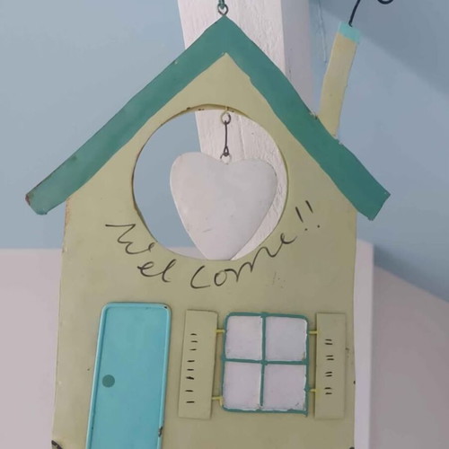 Decorative metal house