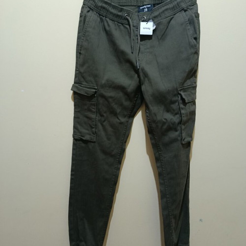 Sinsay men's cargo pants size 28 khaki new with tag