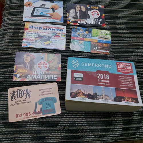 Old calendars used, set of 12 pieces