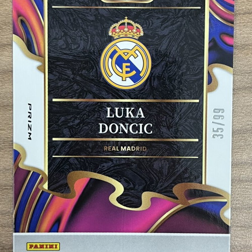 2025-26 Panini Select Euroleague Basketball Luka Doncic card like new