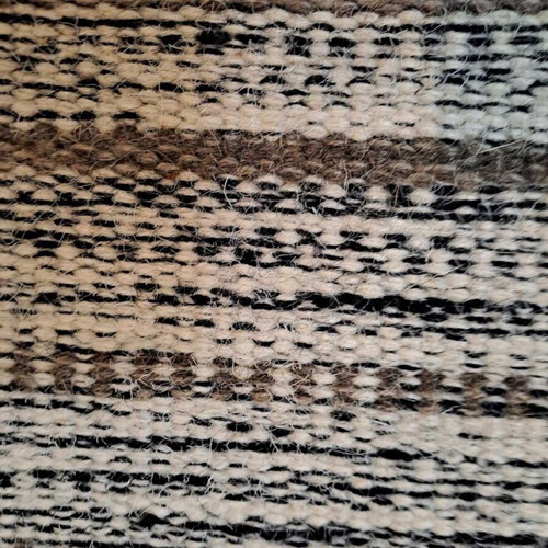 Flat Weave Rug like new 117x185 cm in warm beige tones