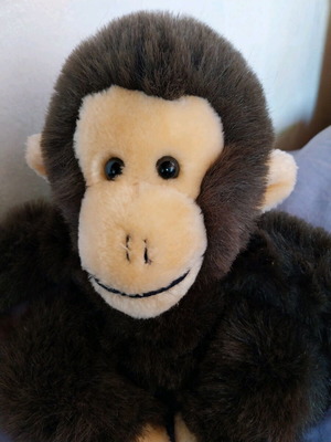 Plush monkey like new, 34 cm tall