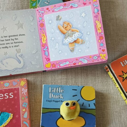 English children's books used, set of 6 fairy tales