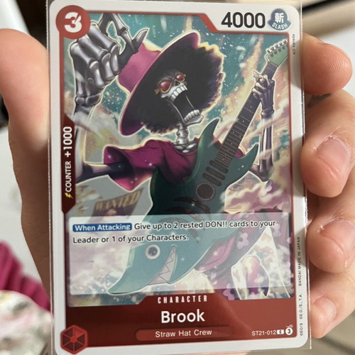 ST21 Gear5 One Piece card set with Luffy and Zoro SR