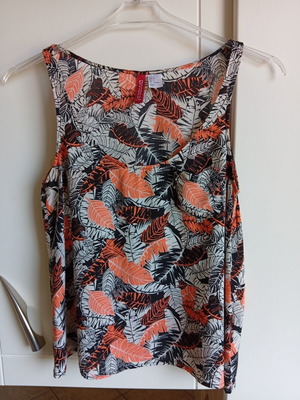 H&M Tropical Patterned Tank Top like new, XS