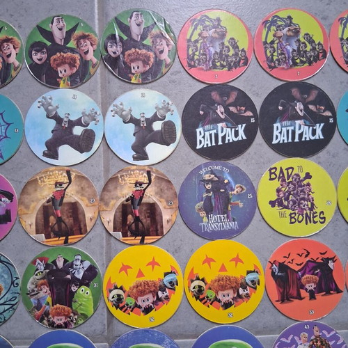 Chipicao Hotel Transylvania 2018 collectible caps set of 86, like new
