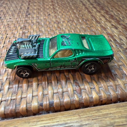 Hot Wheels 1970 Rodger Dodger used die-cast car with "Lila's Bowl-A-Rama" livery