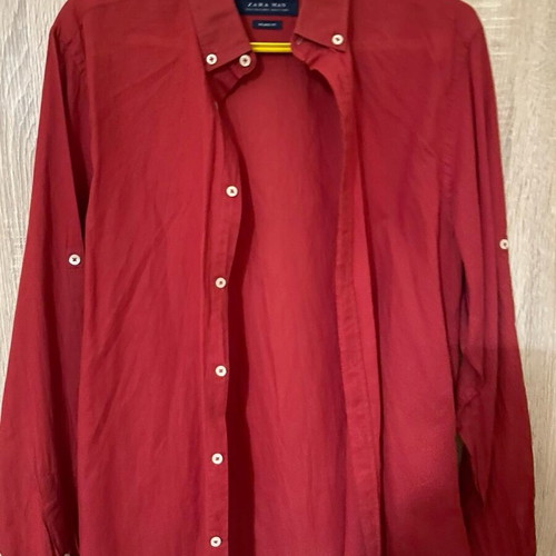 Zara men's shirt red like new size M
