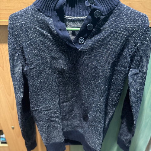 Menswear navy blouse like new, size M