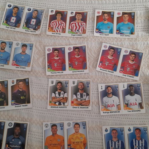 Cards used, many and plenty