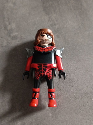 Playmobil figure man with red elements