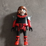 Playmobil figure man with red elements