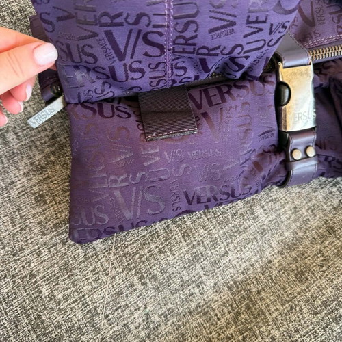 Versus by Versace vintage shoulder bag used, purple
