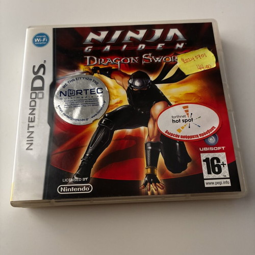 Ninja Gaiden Dragon Sword Nintendo DS game used, Greek version