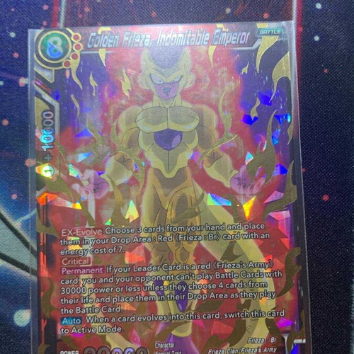 Frieza Emperor Super Foil Dragon Ball card new, vintage authentic