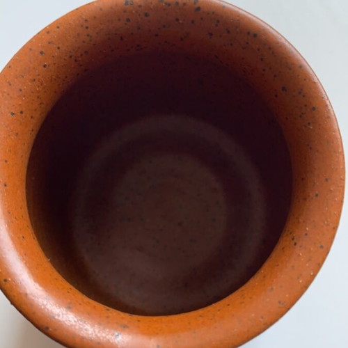 Vintage Tanagra Ceramic like new, height 8.5 cm, diameter 8 cm