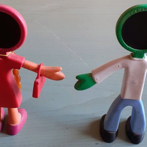 Children's frame used with soft plastic figures