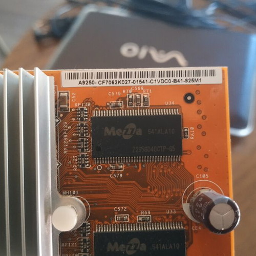 Ati Radeon 9250 AGP graphics card used, low profile, passive cooling