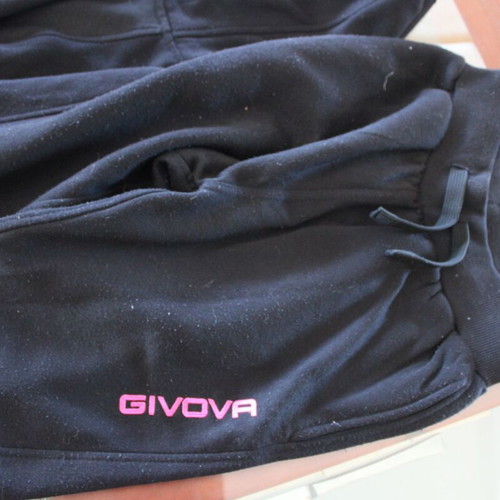 Givova tracksuit set with sweatshirt size S like new, blue